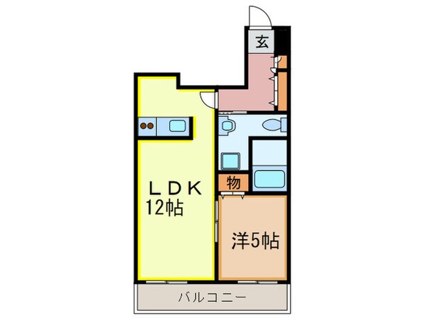 ＣＵＲＲＥＮＴ Ⅱの物件間取画像